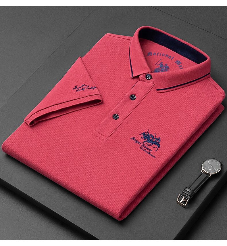 Polo classique pour homme avec patte de boutonnage
