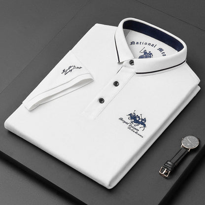 Polo classique pour homme avec patte de boutonnage