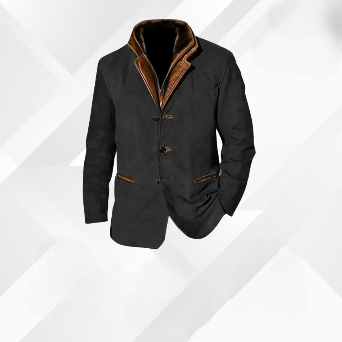 Veste classique élégante pour homme avec boutons