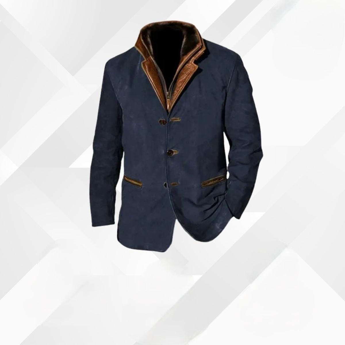 Veste classique élégante pour homme avec boutons