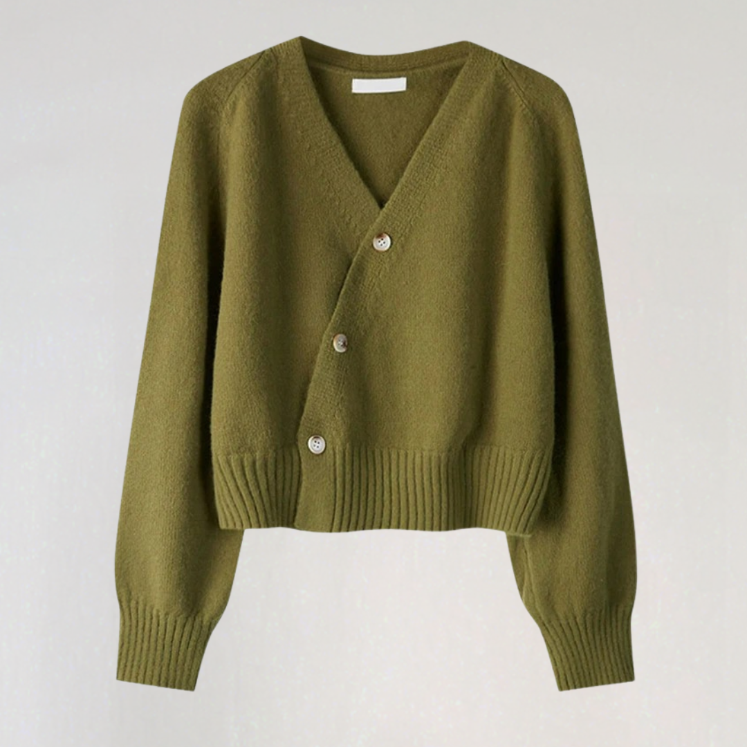 Gilet en laine pour femme Col en V Design élégant