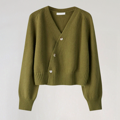 Gilet en laine pour femme Col en V Design élégant