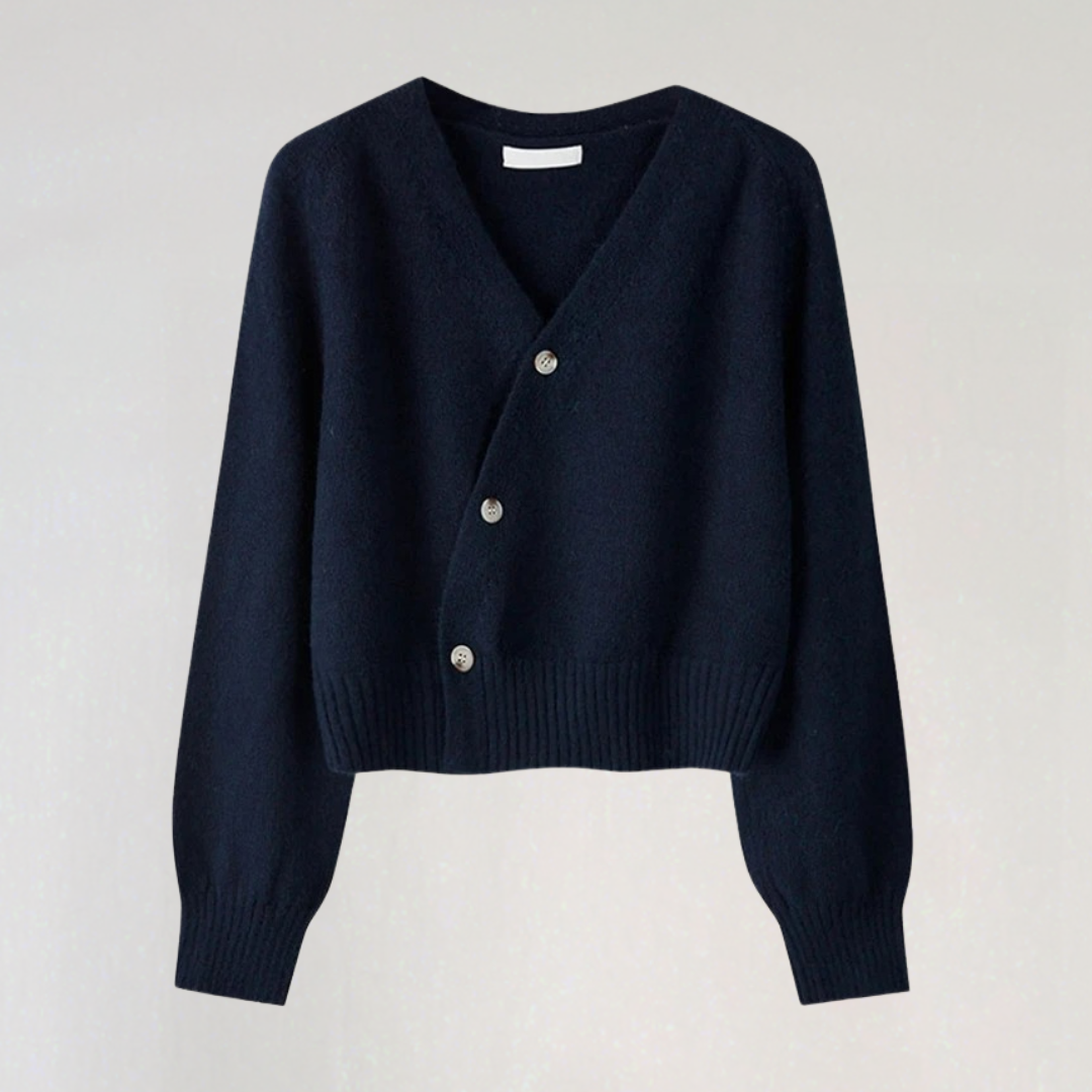Gilet en laine pour femme Col en V Design élégant
