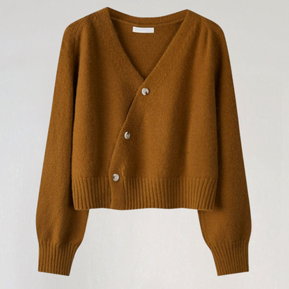 Gilet en laine pour femme Col en V Design élégant
