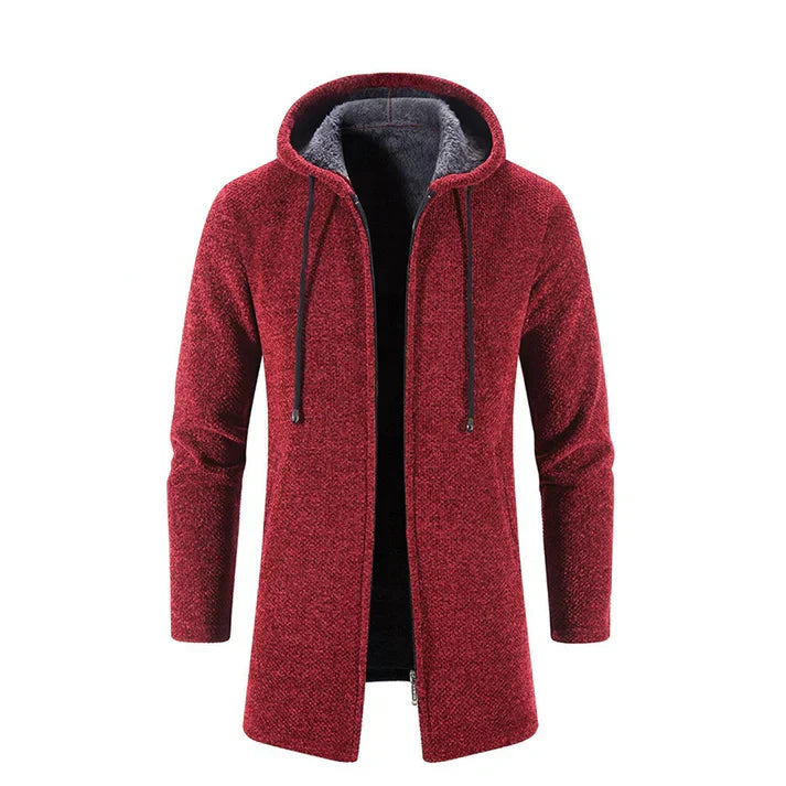 Blouson d'Hiver Homme Chaud Isolé à Capuche