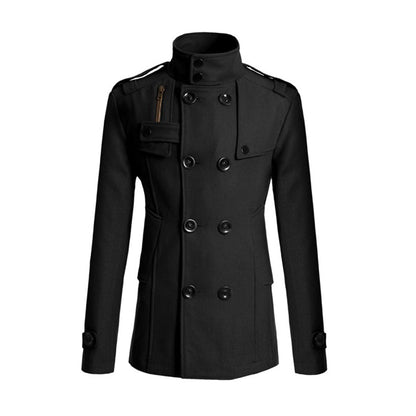 Robe femme chaude texturée à double boutonnage