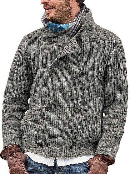 Cardigan rétro pour hommes classique