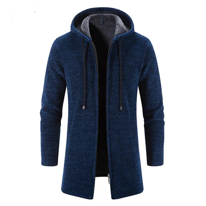 Herren Winterjacke Mit Kapuze Warm Isoliert - IdealeKleiden