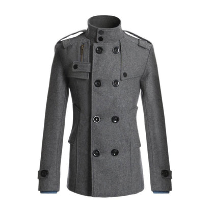 Robe femme chaude texturée à double boutonnage
