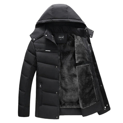 Herren Wintermantel Warm Verarbeitet - IdealeKleiden