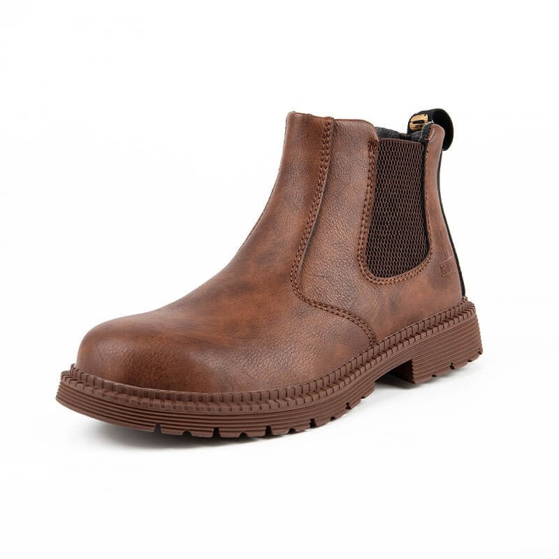 Chaussures de travail robustes noires pour hommes