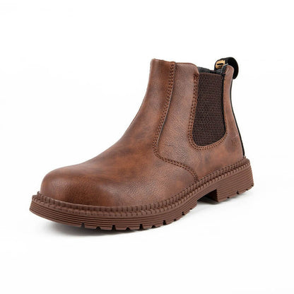 Chaussures de travail robustes noires pour hommes