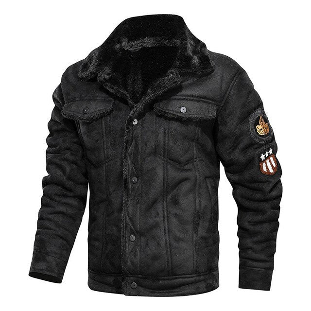 Blouson d'aviateur style militaire pour homme