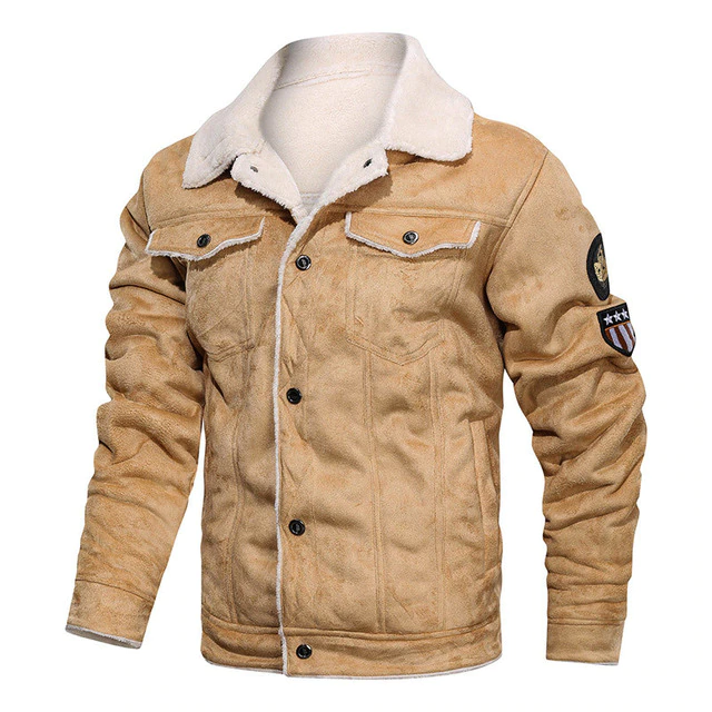 Blouson d'aviateur style militaire pour homme