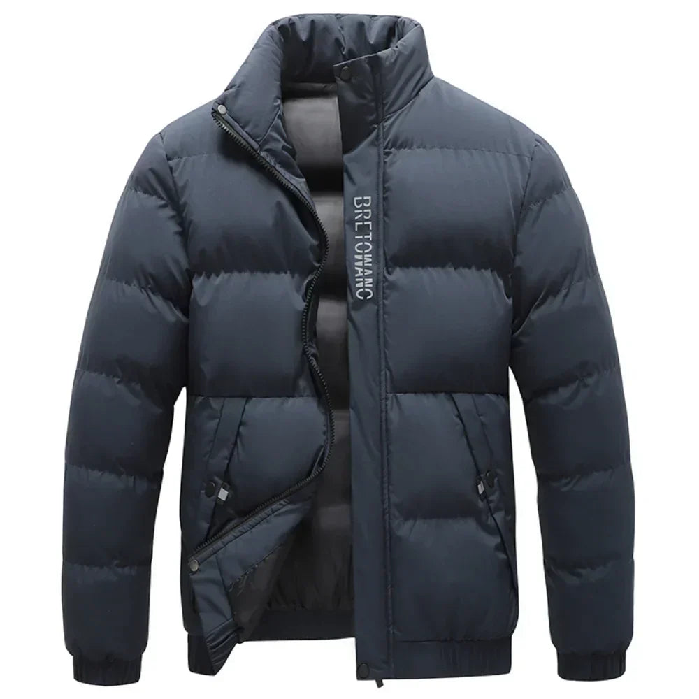 Warme Herren Daunenjacke Gepolstert Winter - IdealeKleiden