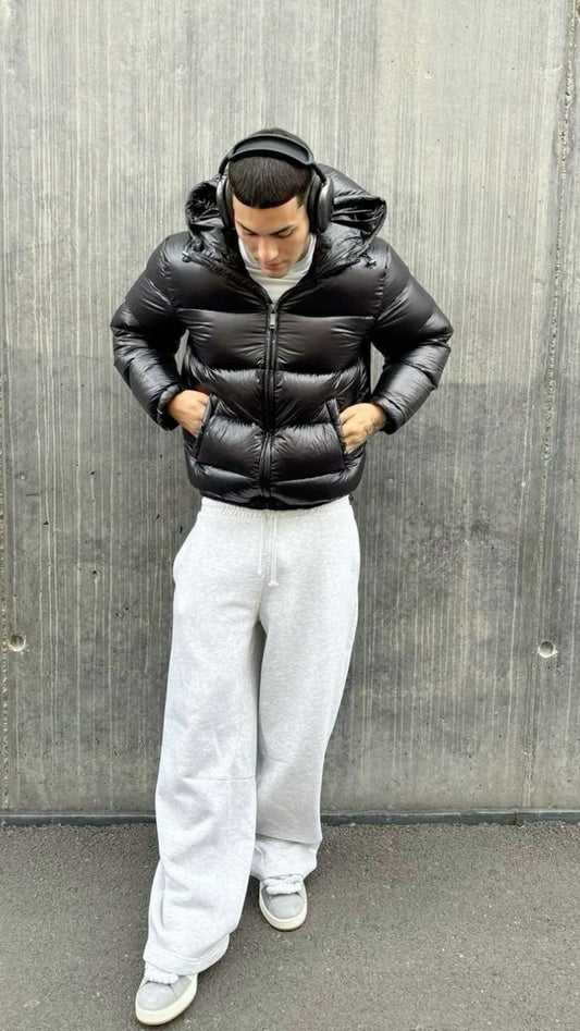 Winterjacke Herren Kurz Kapuze Warm - IdealeKleiden
