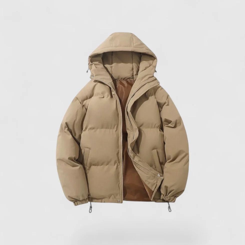 Parka homme en duvet chaud avec capuche