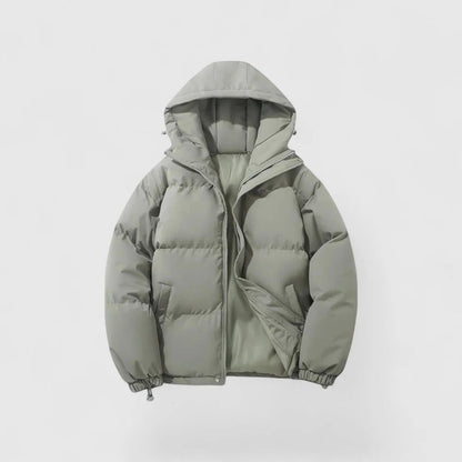 Parka homme en duvet chaud avec capuche