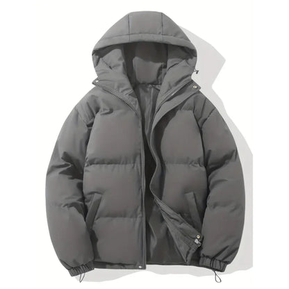 Doudoune chaude et isolante pour homme avec capuche