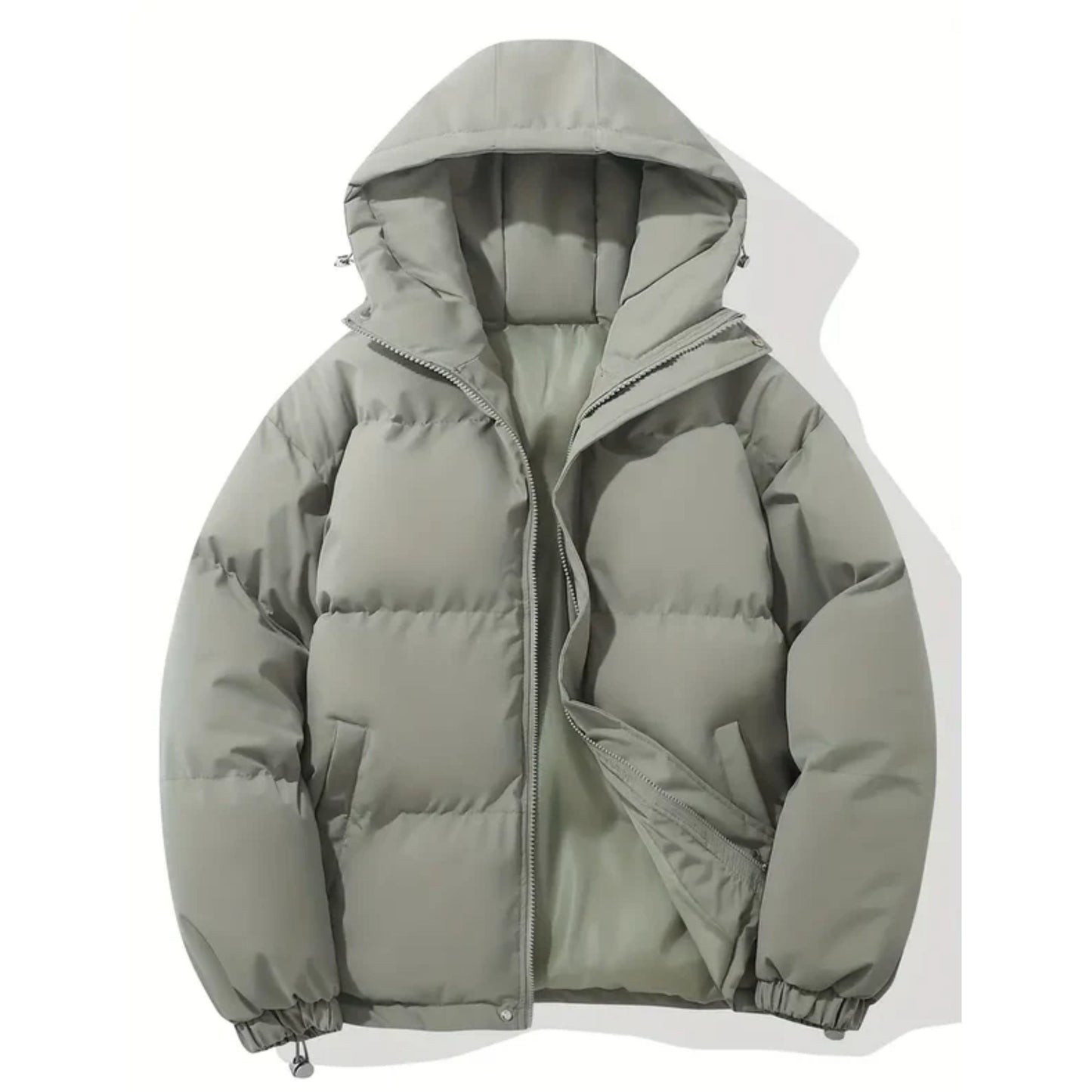 Doudoune chaude et isolante pour homme avec capuche