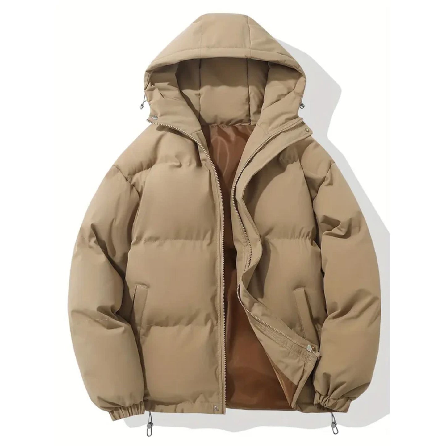 Doudoune chaude et isolante pour homme avec capuche