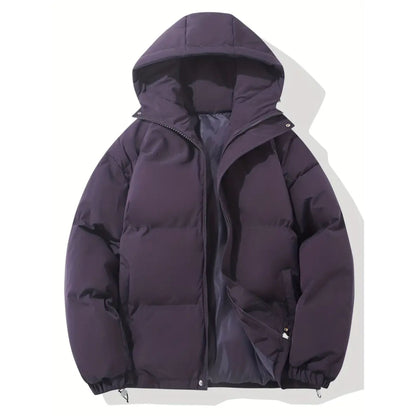 Doudoune chaude et isolante pour homme avec capuche