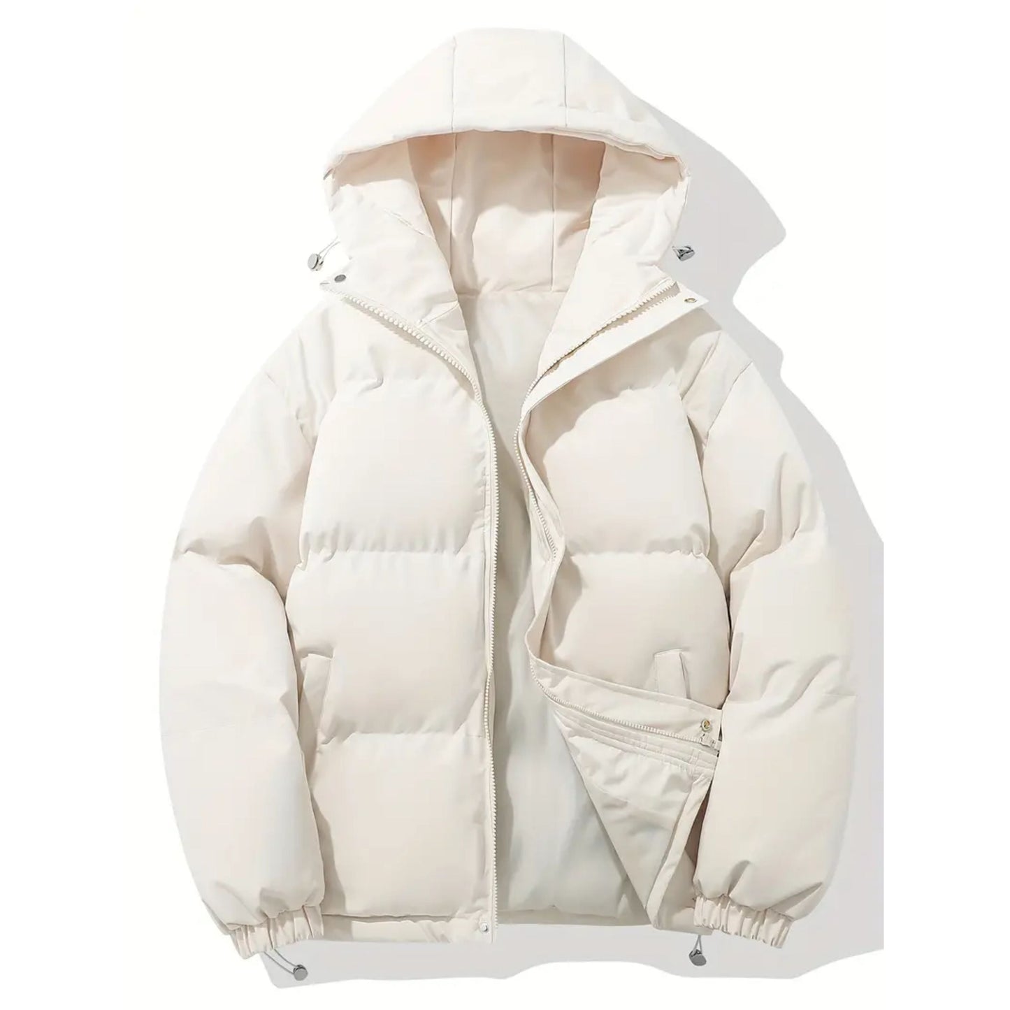 Doudoune chaude et isolante pour homme avec capuche