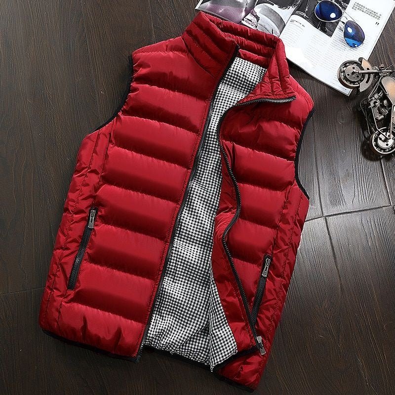 Gilet d'hiver zippé isolé pour homme