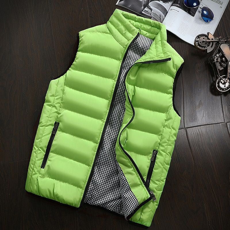 Gilet d'hiver zippé isolé pour homme