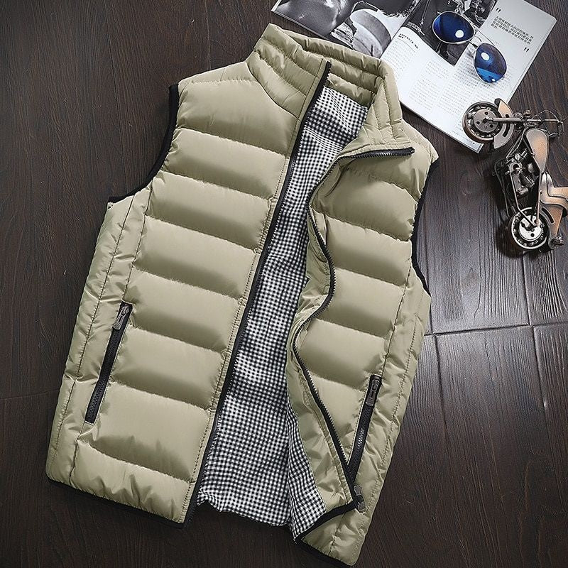 Gilet d'hiver zippé isolé pour homme