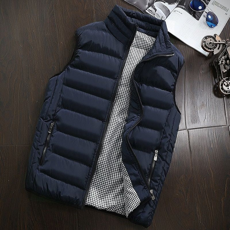 Gilet d'hiver zippé isolé pour homme
