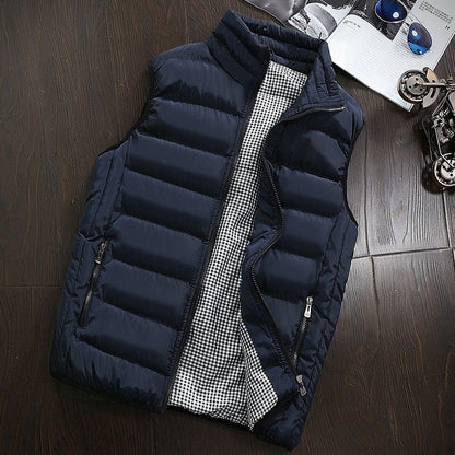 Gilet d'hiver zippé isolé pour homme