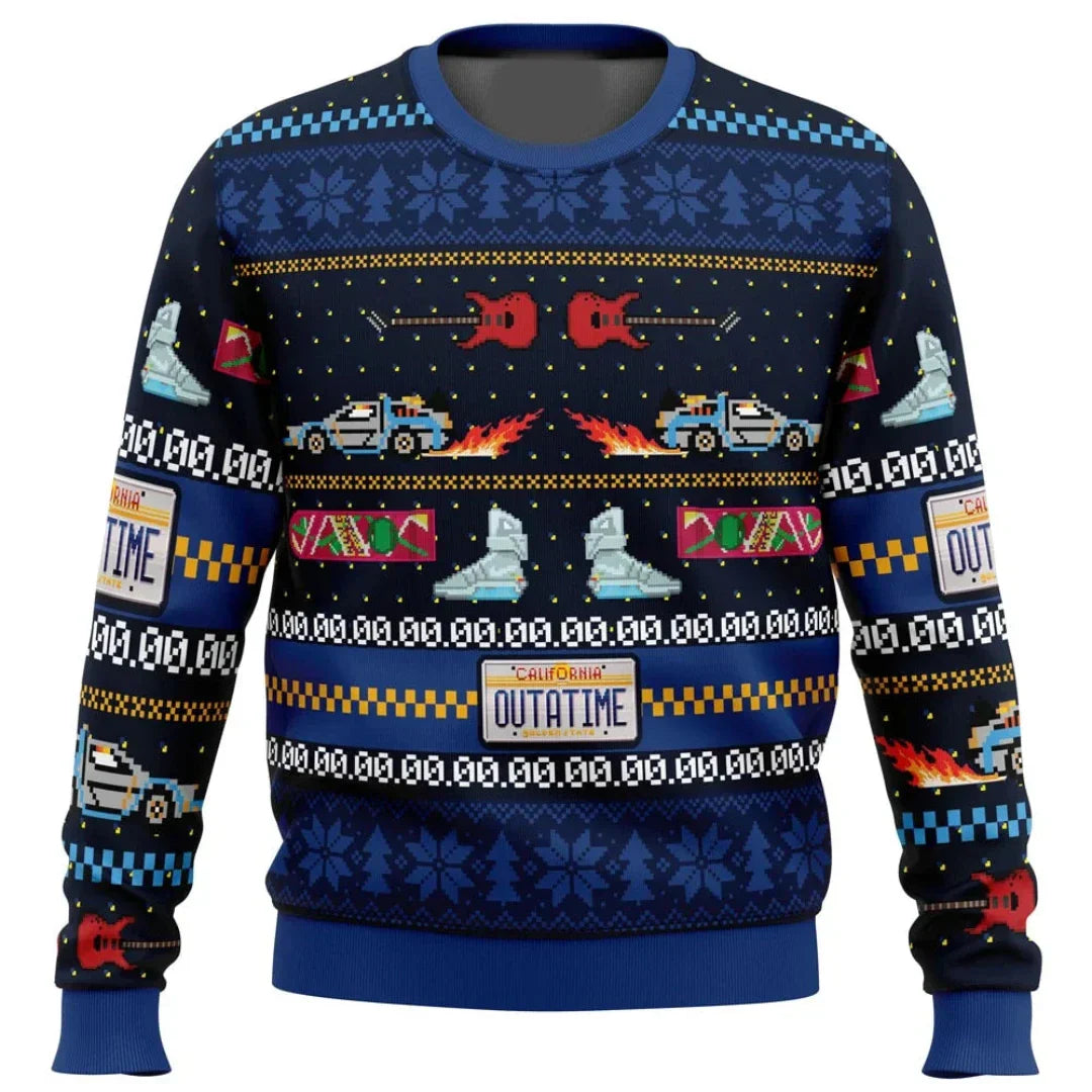 Pull Homme Col Rond Imprimé