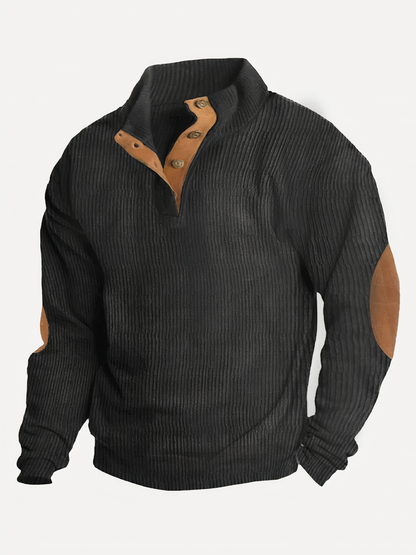 Pull homme sportif avec boutons