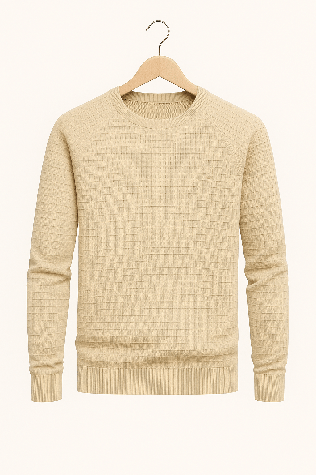 Sweat-shirt homme à manches longues et col rond