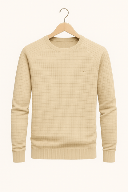 Sweat-shirt homme à manches longues et col rond