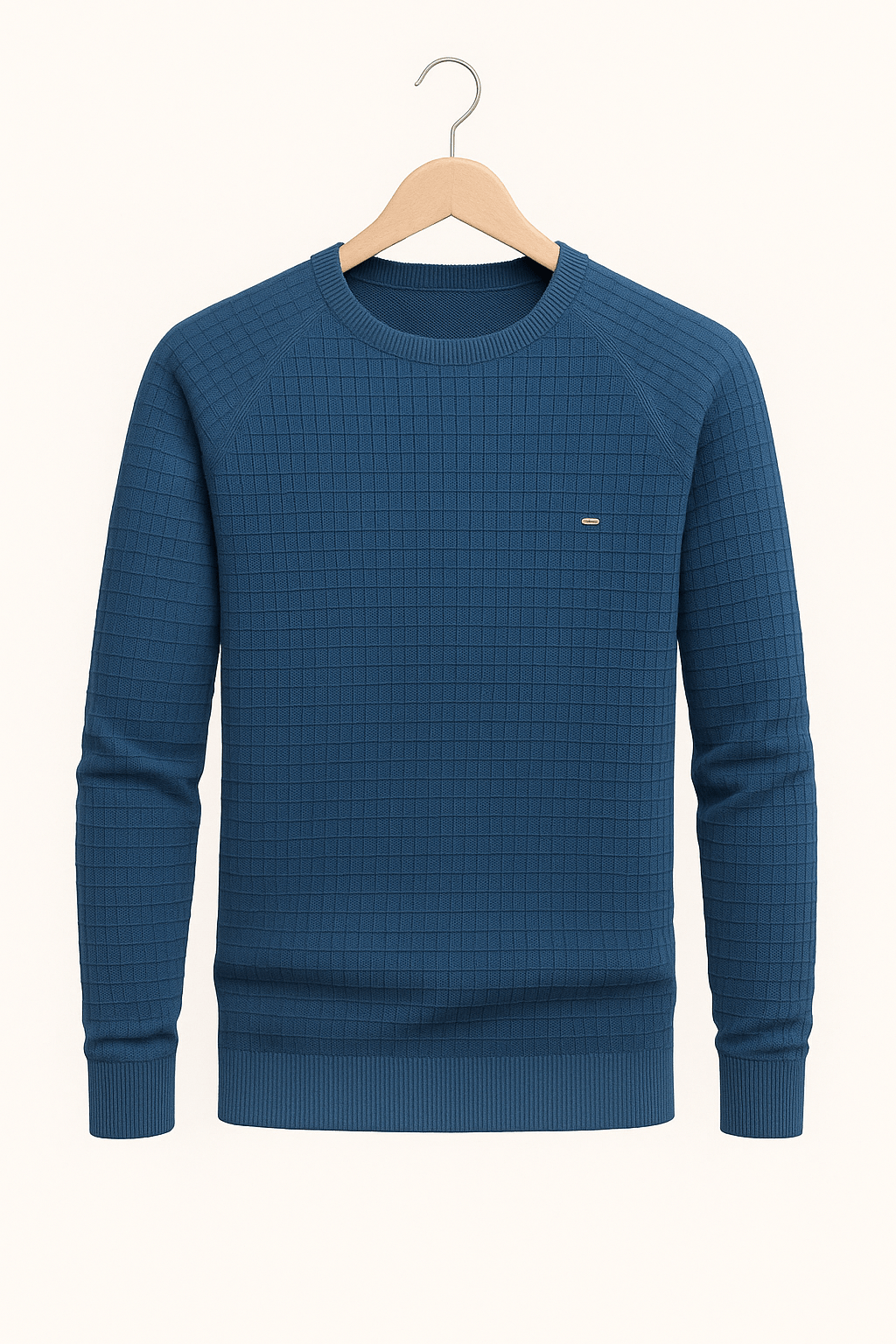 Sweat-shirt homme à manches longues et col rond