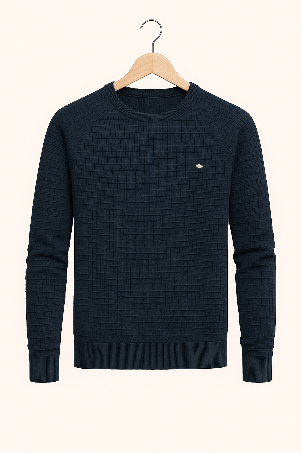 Sweat-shirt homme à manches longues et col rond