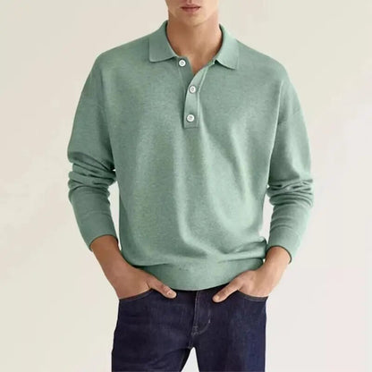 Pull en tricot à manches longues pour hommes