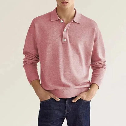 Pull en tricot à manches longues pour hommes