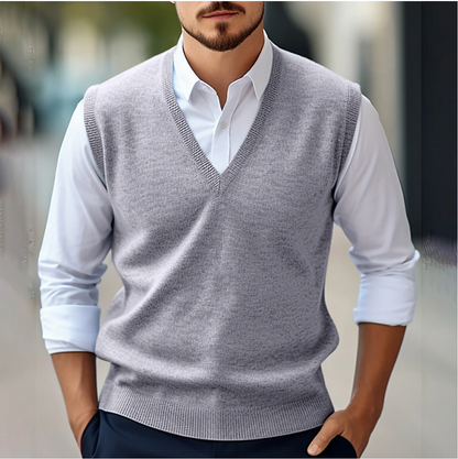 Gilet sans manches col V homme