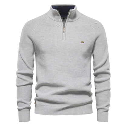 Herren Strickpullover Winter Warm Kragen - IdealeKleiden