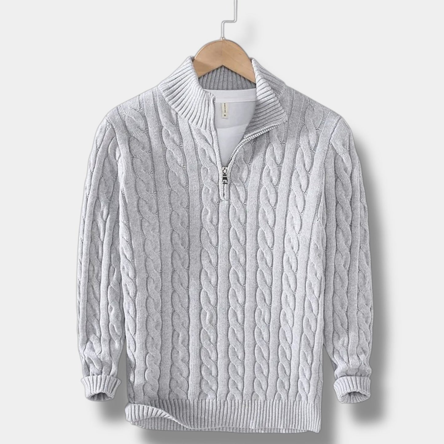 Robe élégante femme col montant fermeture éclair