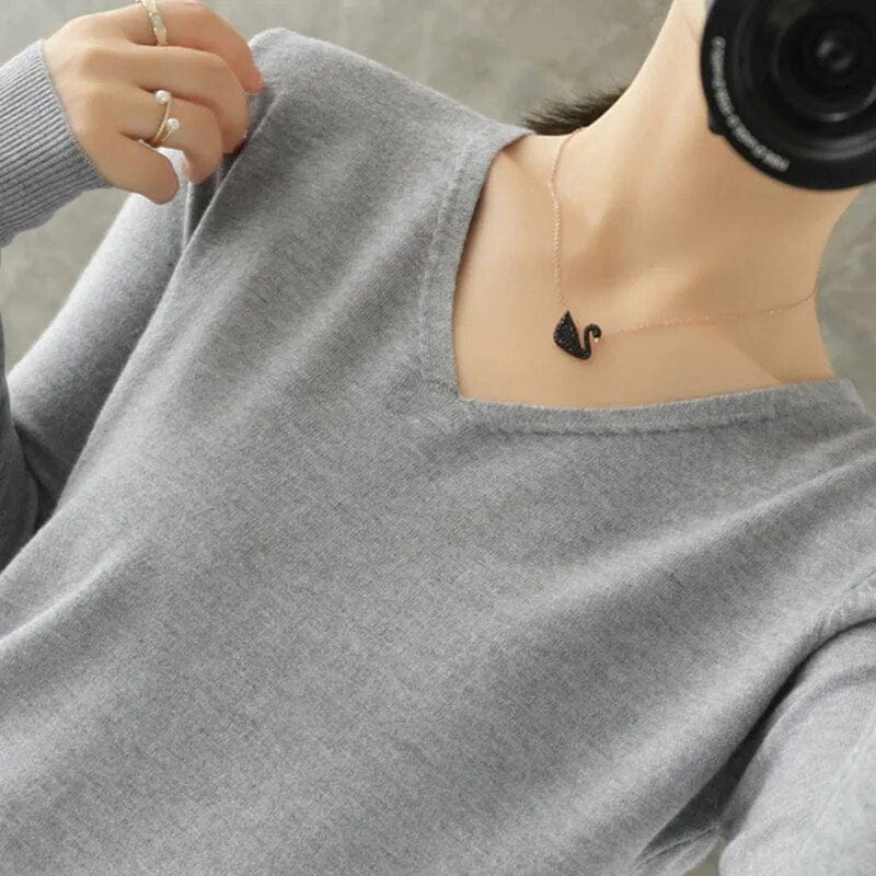 Pull-over d'hiver classique chaud intemporel