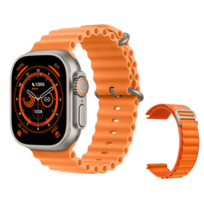 Montre connectée Série 8 - Compatible iPhone et Android - 2 bracelets inclus