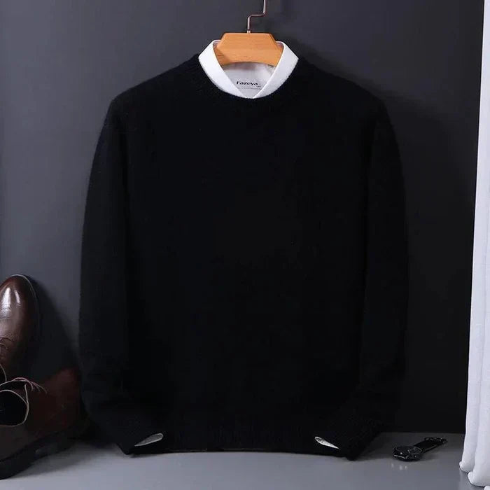Pull en cachemire pour homme, coupe décontractée