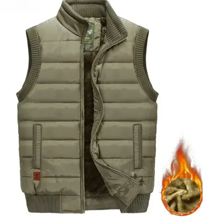 Gilet d'extérieur homme chaud isolé