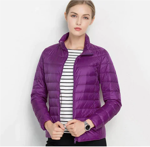 Doudoune femme coupe slim, fermeture éclair