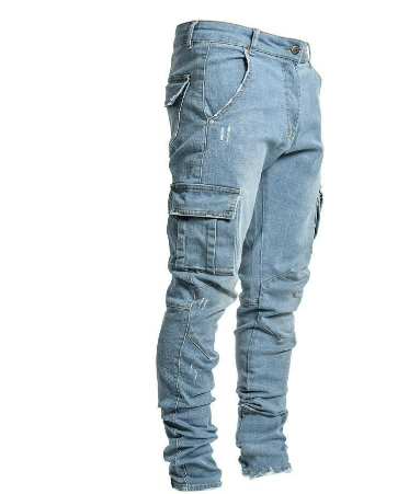 Dominic | Herren Slim Fit Cargohose Modern Style - IdealeKleiden