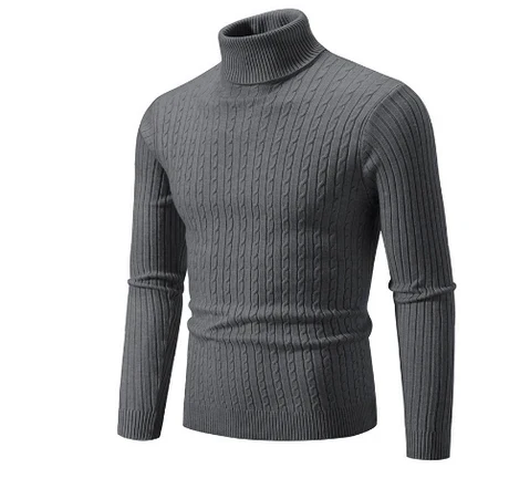 Pulls à col roulé chauds pour homme